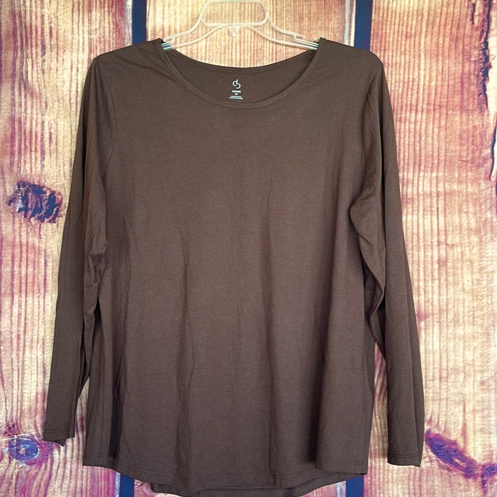 Dress Barn - Long sleeve tunic shirt -  Bundle 2 or more items for 20% off.
